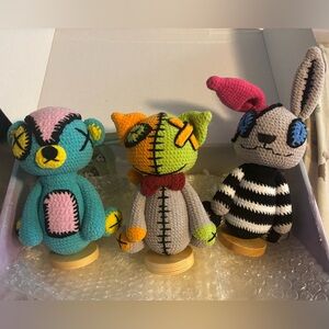 Colorful Crochet Small Toys Set